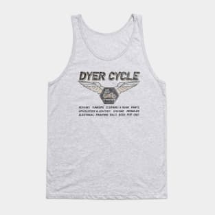 Dyer Cycle Wings Logo with Services Tank Top